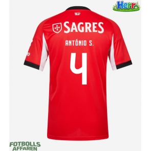 Benfica Antonio Silva #4 Hemmatröja 2025-26 Kortärmad